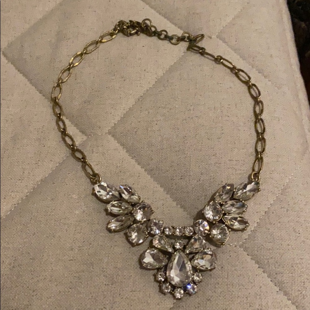 J crew faux gem necklace